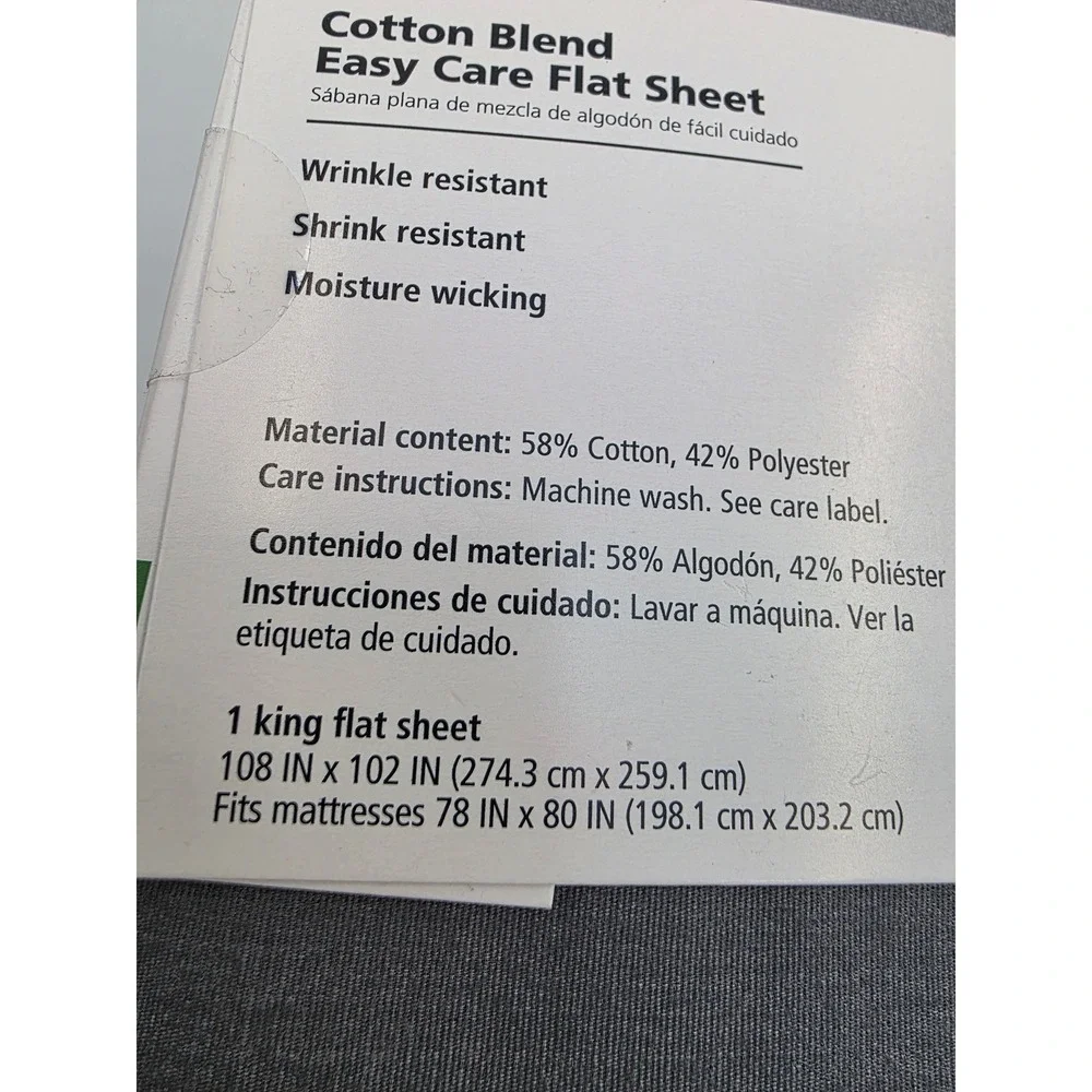 Mainstays cotton blend